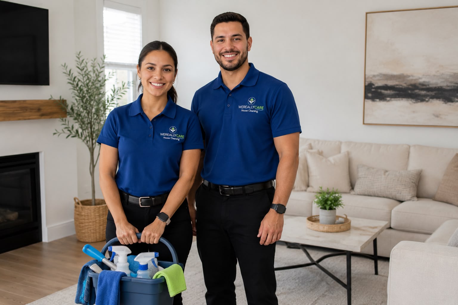 We Really Care Atlanta cleaning team